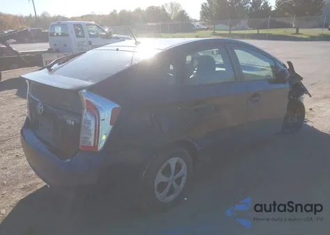 2012 Toyota Prius Two from USA, damaged, VIN JTDKN3DU5C1502154